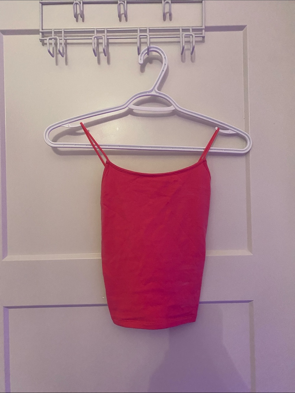 Women’s Red Spaghetti Strap Tank Top